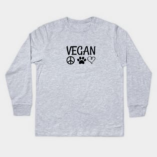 Vegan Kids Long Sleeve T-Shirt